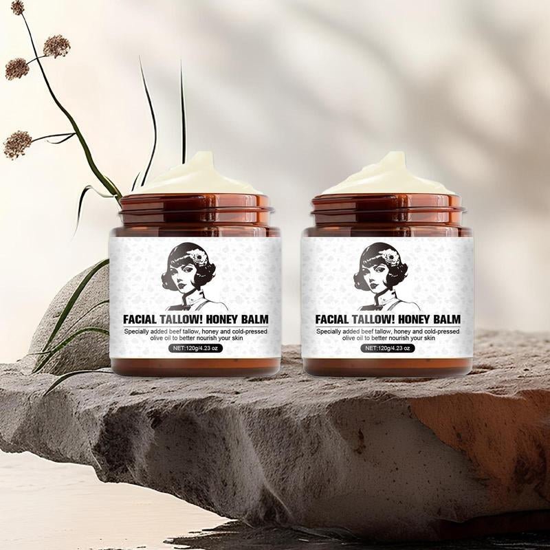 Beef Tallow & Honey Face Cream, Moisturizing Face Cream, Hydrating Skin Care Product for Women & Men - Novacart