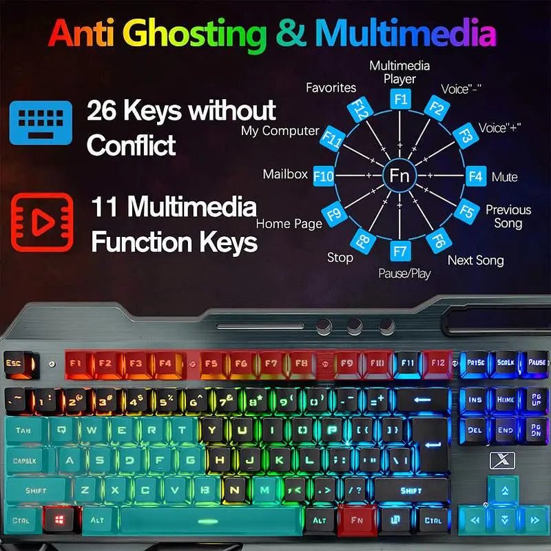 RGB Backlit Wireless Gaming Keyboard and Mouse Combo - Rechargeable, MAre you a passionate gamer seeking an edge in your gaming adventures? Look no further! Our RGB Backlit Wireless Gaming Keyboard and Mouse Combo is designed to take yNovaCartNovacartRGB Backlit Wireless Gaming Keyboard